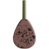 Грузило Brain In-Line Flat Lead 42g 2шт/уп Brown (1858.32.13)