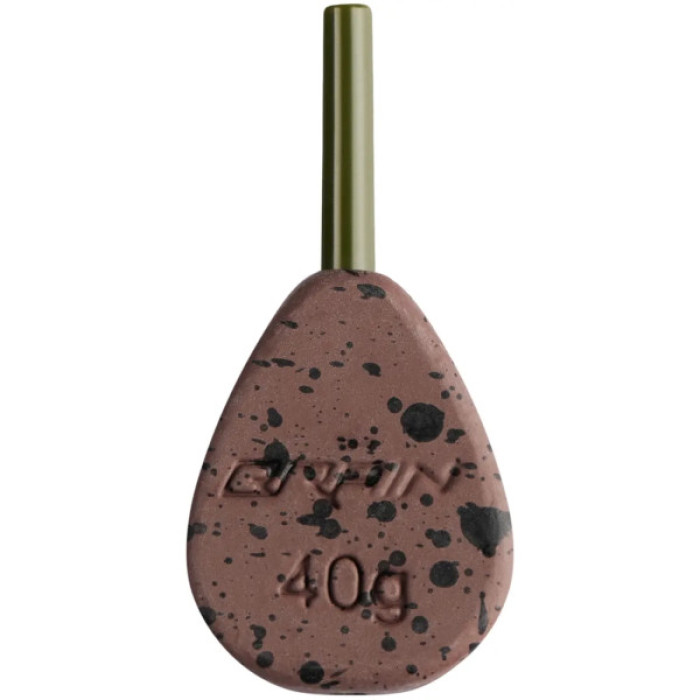 Грузило Brain In-Line Flat Lead 42g 2шт/уп Brown (1858.32.13)