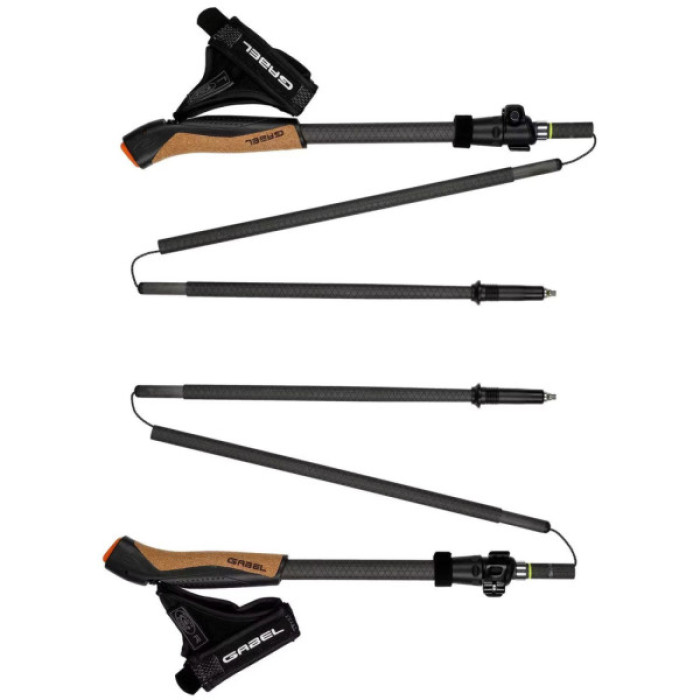 Палиці для скандинавської ходи Gabel Nordic Carbon Feather XTS (7009399400000) (DAS303988)