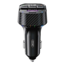 FM модулятор XO BCC17 Car Charger Smart Bluetooth Dual Port PD 30W Чорний (BCC17.black)