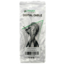 Кабель мультимедійний 3.5mm M to 3.5mm F 1.0m PowerPlant (KD00AS1264)