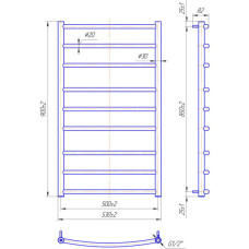 Сушарка для рушників MARIO Класік (1.1.0109.01.P)