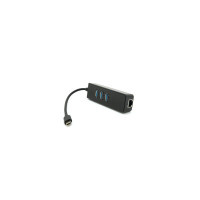 Концентратор Voltronic USB-C to 3xUSB 3.0 + RJ45 1000Mbps black (YT-TCA3H3+Et-W)