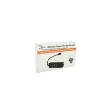 Концентратор Voltronic USB-C to 3xUSB 3.0 + RJ45 1000Mbps black (YT-TCA3H3+Et-W)