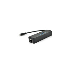 Концентратор Voltronic USB-C to 3xUSB 3.0 + RJ45 1000Mbps black (YT-TCA3H3+Et-W)