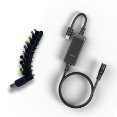 Кабель живлення USB-C to DC 100W universal black techno (UC-100W)