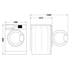 Сушильна машина Whirlpool WP B9X WBS UA