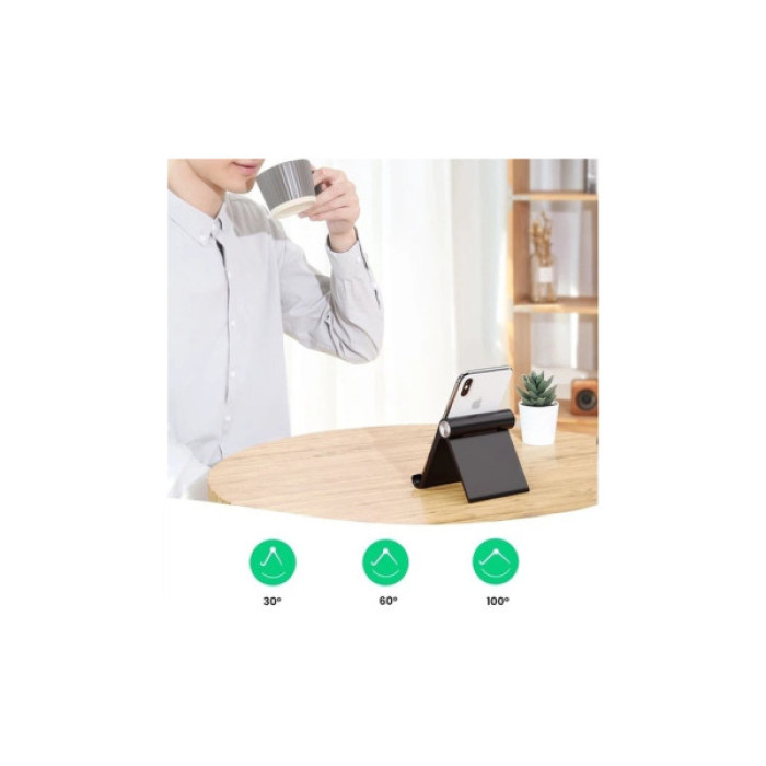 Підставка до планшета та телефона LP115 Multi-Angle Adjustable Portable Stand for iPad Black Ugreen (50748)