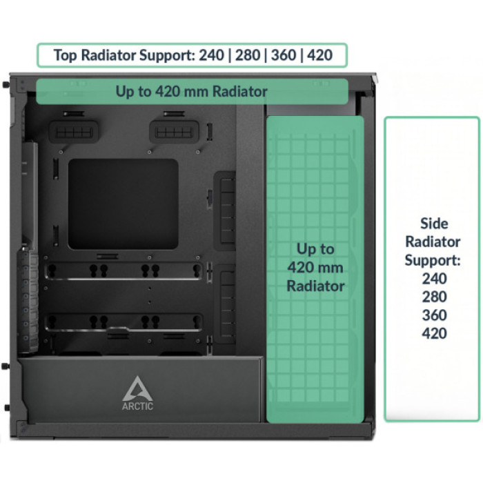 Корпус Arctic XTENDERVG B (ACPCC00019A)