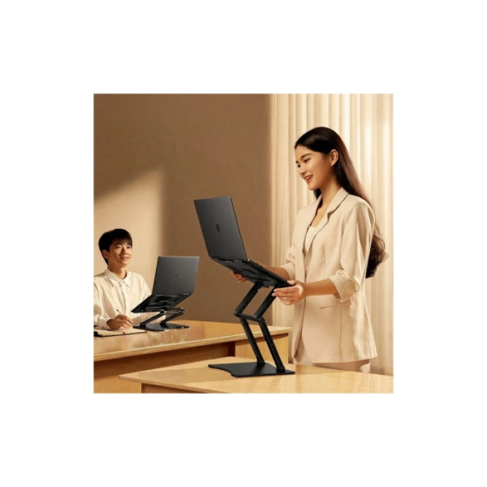 Підставка до ноутбука RTAKO RS-CP75D 3-Level ROTATING Black (6930539537286)