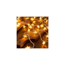 Гірлянда Voltronic Зірочки теплий білий, 40 шт, 6 м., прозрора USB (GirlStar-40LED-6mUSB)