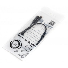 Кабель мультимедійний 3.5mm M to 2x3.5mm F 0.2m (4pin) Cablexpert (CCA-417M)