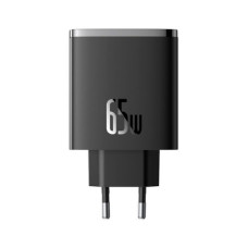 Зарядний пристрій Baseus Cube Pro Fast Charger 2C+U 65W black (P10152301113-00)