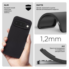 Чохол до мобільного телефона Armorstandart Matte Slim Fit Google Pixel 10 5G Black (ARM87254)
