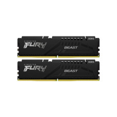 Модуль пам'яті для комп'ютера DDR5 128GB (2x64GB) 5600 MHz Beast Black Kingston Fury (ex.HyperX) (KF556C40BBK2-128)