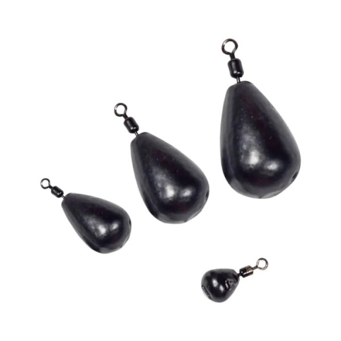 Грузило DS Джиг-ріг з вертлюгом чорний 20г (7 шт/уп) (3981.05.99)