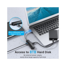 Концентратор VENTION USB 2.0 to 3хUSB 2.0 + RJ45 100M Ethernet (CHPBB)