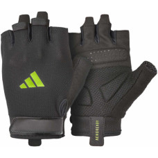 Рукавички для фітнесу Adidas Essential Training Gloves ADGB-15003GN чорний, зелений L (885652025973)