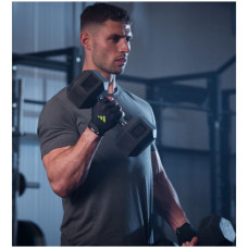 Рукавички для фітнесу Adidas Essential Training Gloves ADGB-15003GN чорний, зелений L (885652025973)