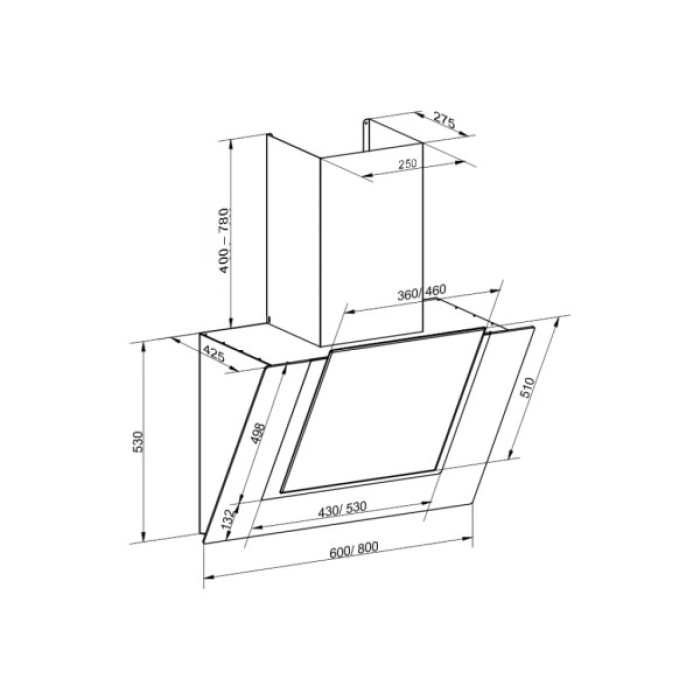 Витяжка кухонна Kaiser AT 8408 F Eco