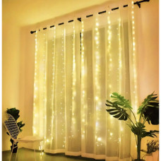 Гірлянда Chomik Штора 3 х 3 м 300 LED Теплий білий USB з пультом (5900779879997)