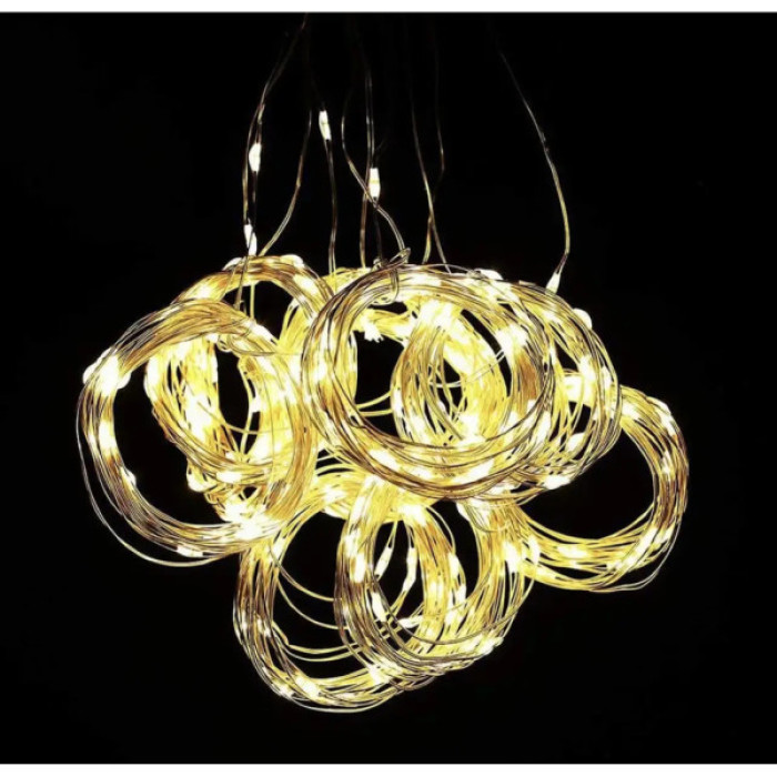 Гірлянда Chomik Штора 3 х 3 м 300 LED Теплий білий USB з пультом (5900779879997)