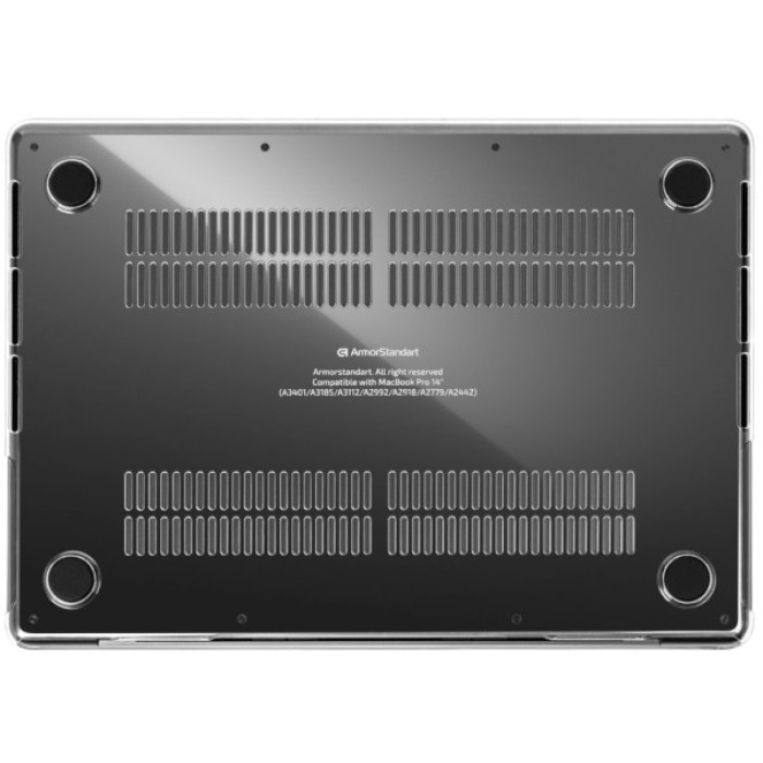 Чохол до ноутбука Armorstandart 16" MacBook Pro M4/M3/M2/M1 A3403/A3186/A2991/A2780 Crystal (ARM79448)