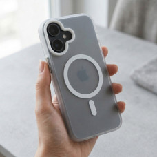 Чохол до мобільного телефона BeCover FIBRA Shock-Proof MagSafe Apple iPhone 17 White (715448)