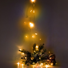 Гірлянда YES! Fun Пучок на мідному дроті 50 LED Тепло-біла 1 м Статична На батарейках (975013)