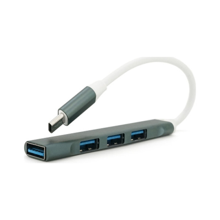 Концентратор Voltronic USB-C 4xUSB 3.0 0.1m black (YT-TC3H4-B)