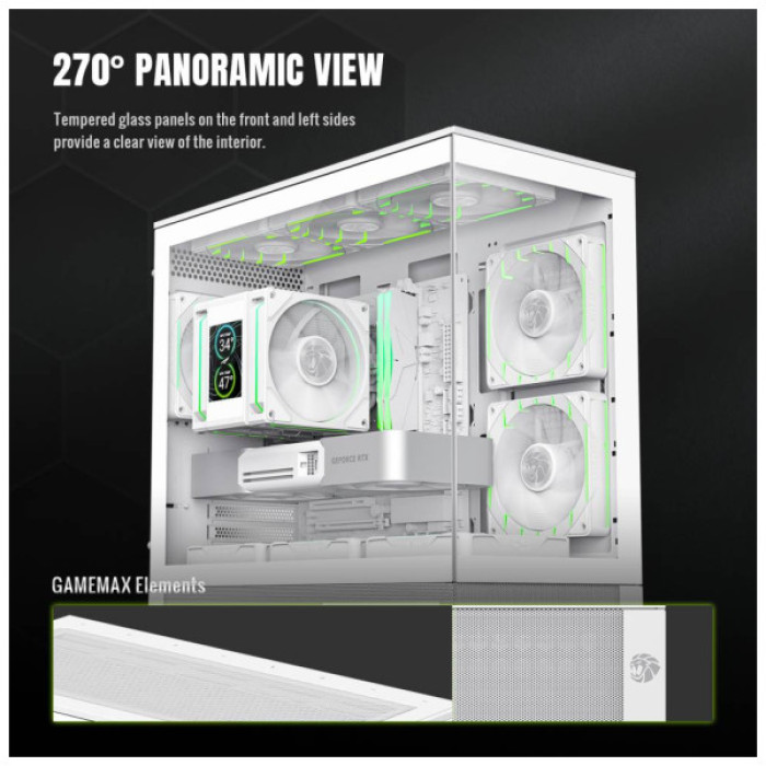 Корпус для ПК Gamemax VISTA 2 MW