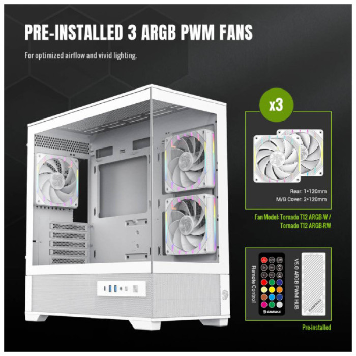 Корпус для ПК Gamemax VISTA 2 MW