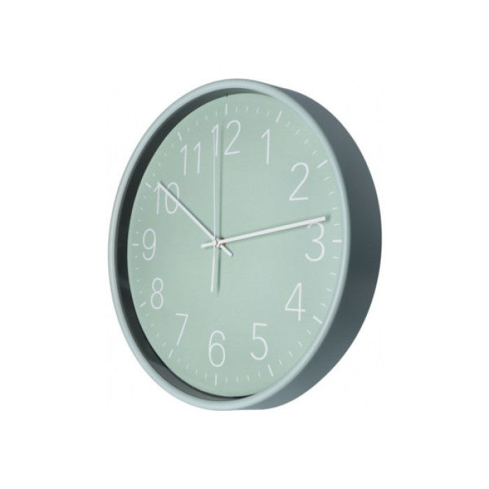 Настінний годинник Optima Pastel пластиковий, м'ятний (O52086)
