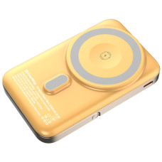 Батарея універсальна ColorWay 10 000 mAh PD/22.5W, 15W MagSafe & Watch Wireless Amber (CW-PB100LPA2Y-WPDD)