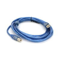 Кабель для принтера USB 2.0 AM/BM 3.0m ferrite blue Ritar (YT-AM/BM-3.0TBL)
