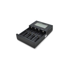Зарядний пристрій для акумуляторів Liitokala 4 Slots, LED display, 5V Type C, 3.7V/1.2V AA/AAA 18650/26650/16340/14500/10440/18500 (Lii-M4)