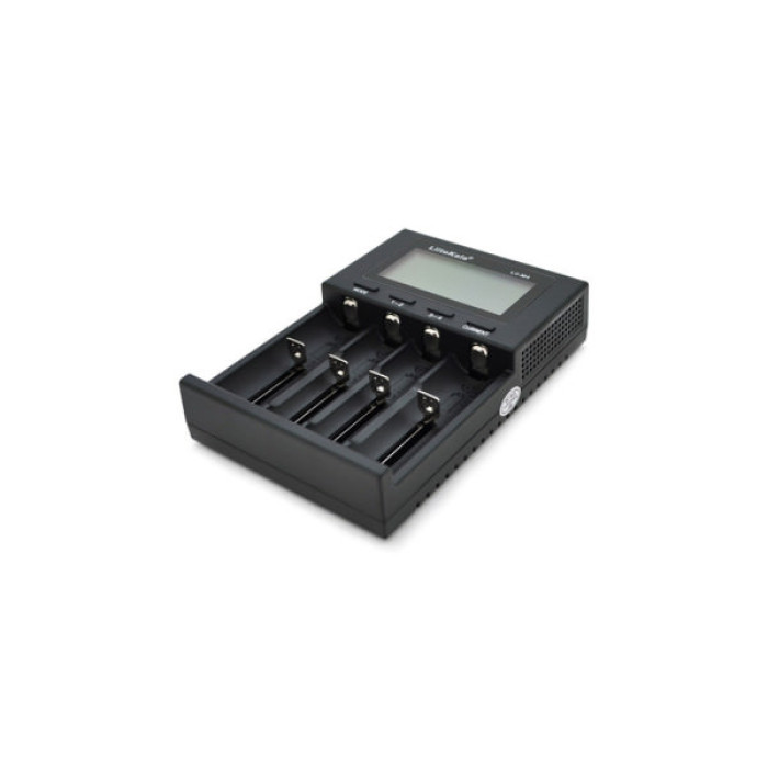 Зарядний пристрій для акумуляторів Liitokala 4 Slots, LED display, 5V Type C, 3.7V/1.2V AA/AAA 18650/26650/16340/14500/10440/18500 (Lii-M4)