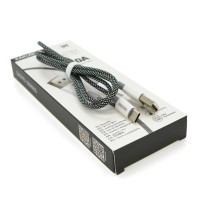 Дата кабель USB 2.0 AM to Lightning 1.0m 2.4A Black iKAKU (KSC-028-B-L)