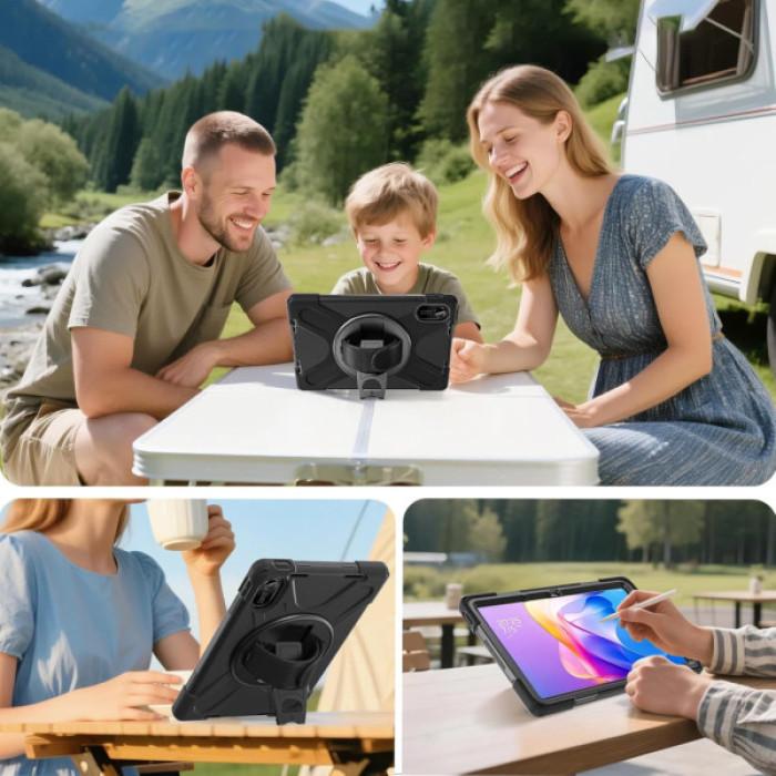 Чохол до планшета BeCover Heavy Duty Xiaomi Redmi Pad 2 11.0" Black (713929)