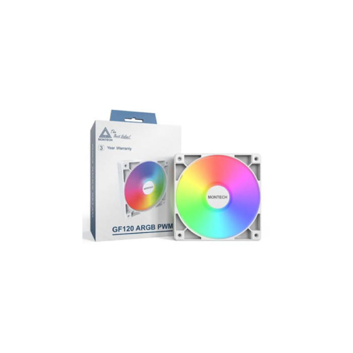Кулер до корпусу MONTECH GF120 V2 ARGB PWM 3I (GF120 V2 ARGB PWM 3I1(W))