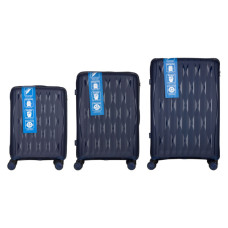 Набір валіз 2E M7979 (L+M+S) темно-синій (2E-PP-M7979-SET3-DB)