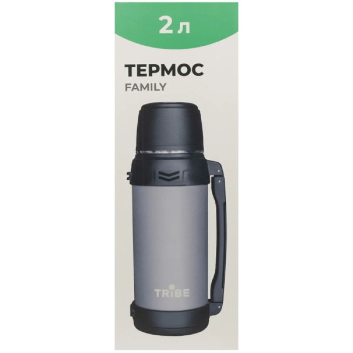 Термос Tribe Family line 2 л Grey (T-DG-0001-grey)