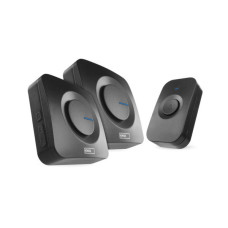 Дверний дзвінок EMOS Бездротовий дверний дзвінок EMOS P5730 3x AAA 2 приймачі (180м) (P5730)