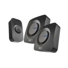 Дверний дзвінок EMOS Бездротовий дверний дзвінок EMOS P5730 3x AAA 2 приймачі (180м) (P5730)