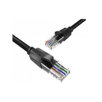 Патч-корд 0.5м, UTP cat 6 RJ-45 black Vention (IBEBD)