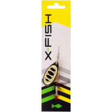 Блешня X-Fish Termite 9.5g 4 Nikel gold (1917.06.90)