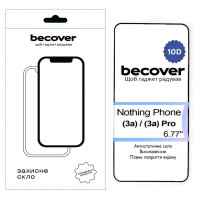 Скло захисне BeCover Nothing Phone / Pro 10D Black (713577)