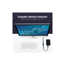 Дата кабель USB 3.0 AM/AF 2.0m flat black Vention (VAS-A13-B200)