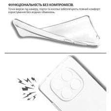 Чохол до мобільного телефона BeCover Xiaomi Redmi Note 15 5G Transparent (715050)