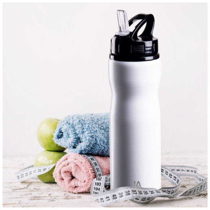 Пляшка для води Line Art Frontera сталева 750 мл біла (60013322LA-08)